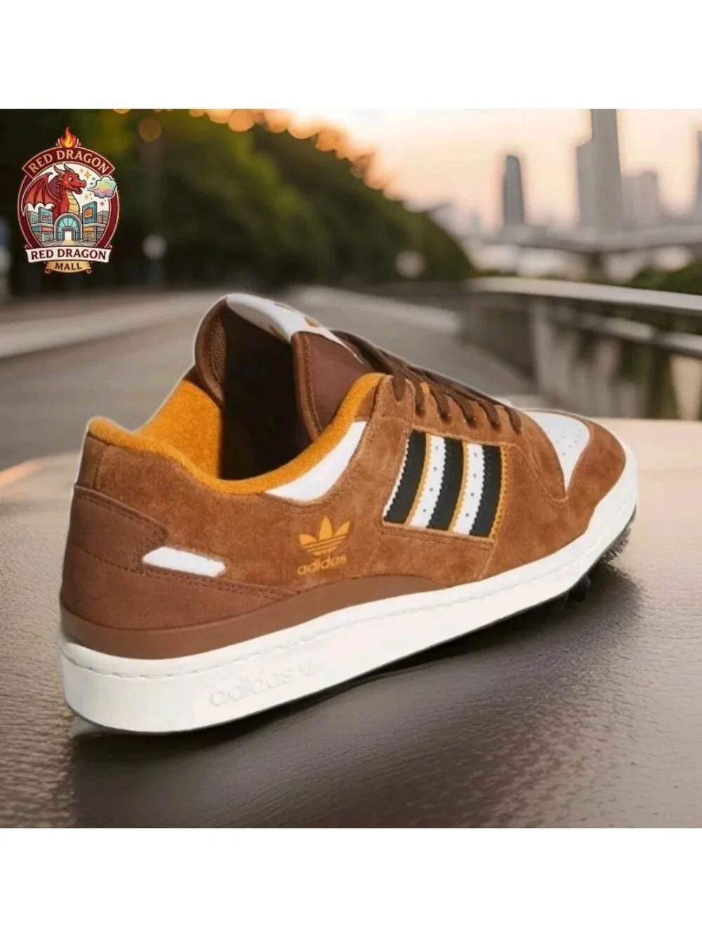 Adidas White Brown Orange Black Skate Retro Forum 84 Low JP6076 - Men's Sz 12.5